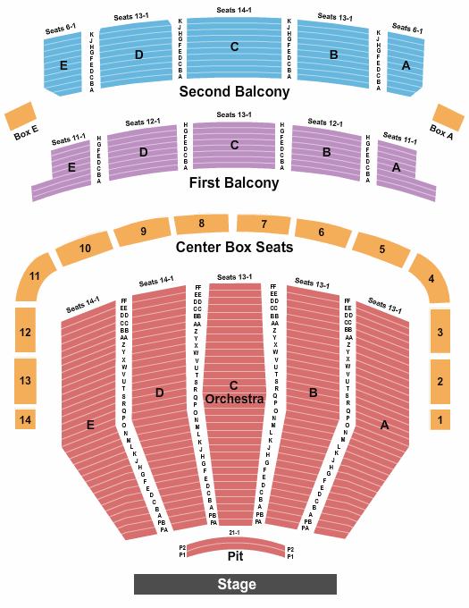 Keller Auditorium Mamma Mia! Seating Chart